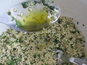 taboule step by step